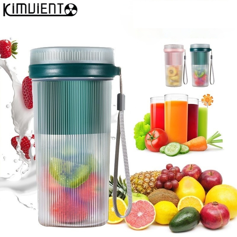 Máy Xay Sinh Tố Mini Cầm Tay Sạc Usb Tiện Dụng