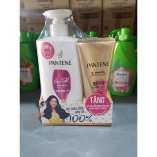 dầu gội pantene 650ml ( mẫu mới) tặng