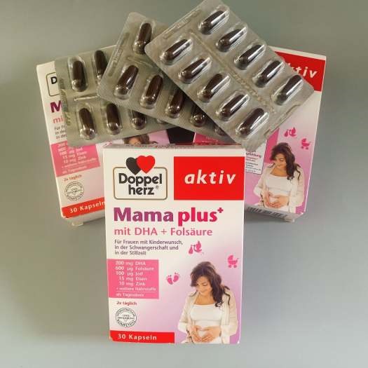 Vitamin Bà Bầu Mama Plus Vital Pregna Hộp 30 Viên