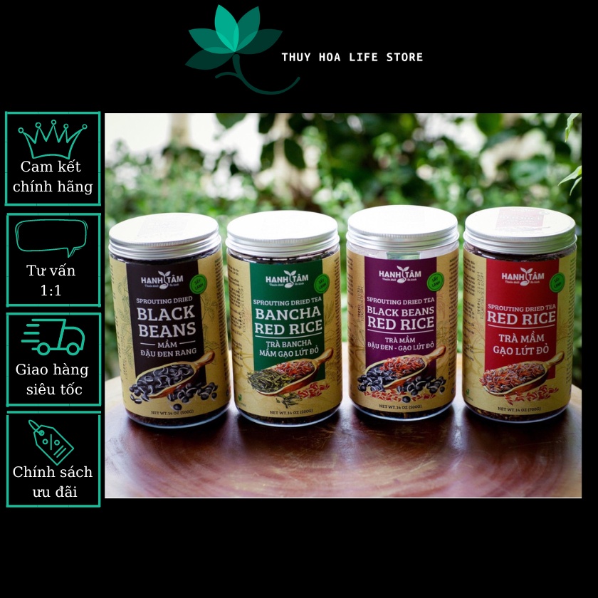 Trà mầm từ hạt Hạnh Tâm