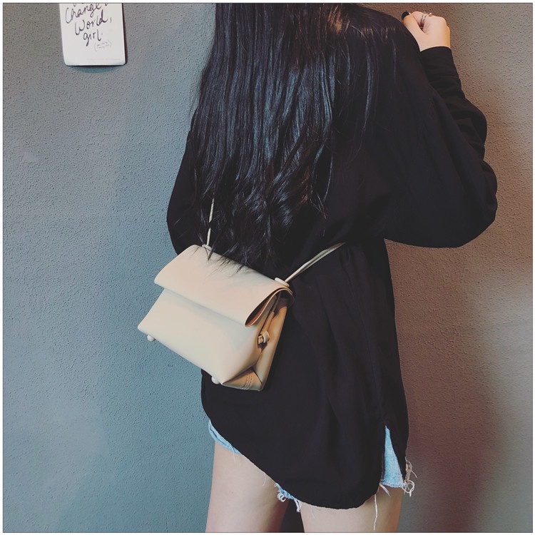 Túi Đeo Chéo Màu Đen Thiết Kế Đơn Giản Thời Trang Theo Phong Cách Nhật Bản Cho Nữ