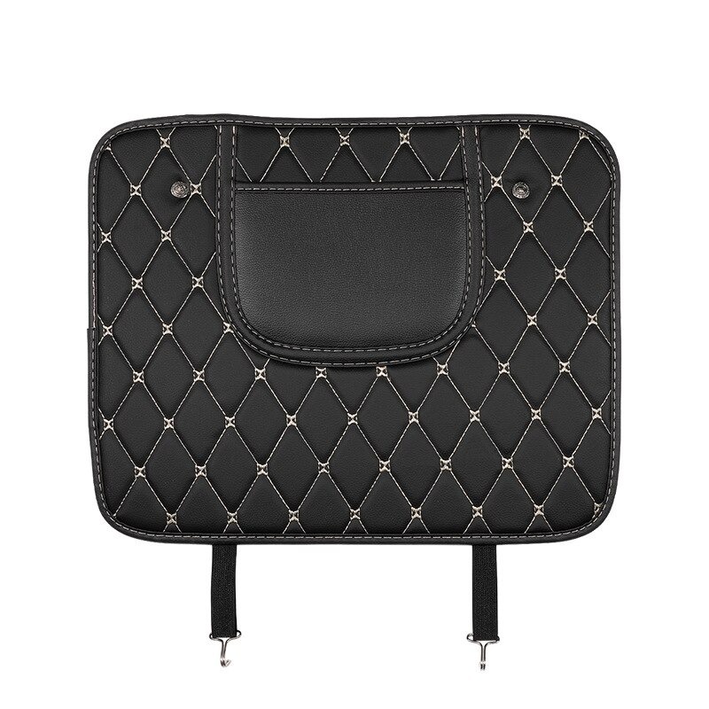 Miếng Da Đệm Sau Lưng Ghế Xe Hơi Chống Đạp &amp; Trầy Xước Ghế Đệm Hơi