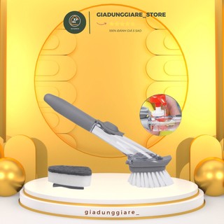 ￼chổi cọ rửa chén bát cọ rửa xoong nồi đa năng kèm bình xịt và 1 đầu mút tiện lợi