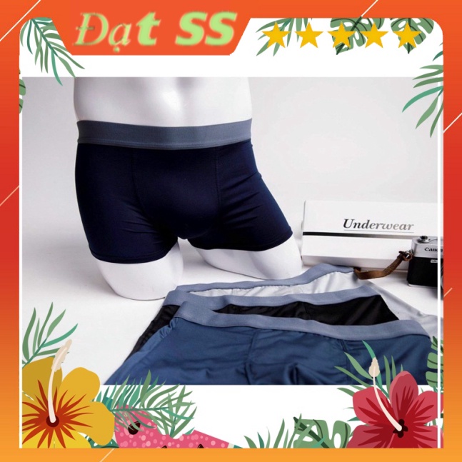 Quần Sịp (lót) đùi nam trơn, vải mát, đẹp, lưng cạp trơn, đủ mầu HOT nhất