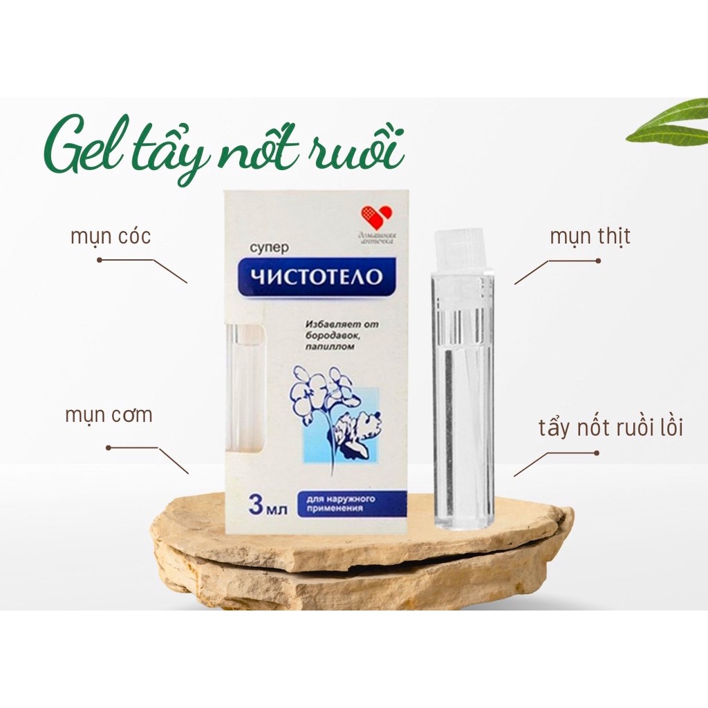 Gel Tẩy Nốt Ruồi, Mụn Thịt, Mụn Cơm, Mụn Cóc....Nga