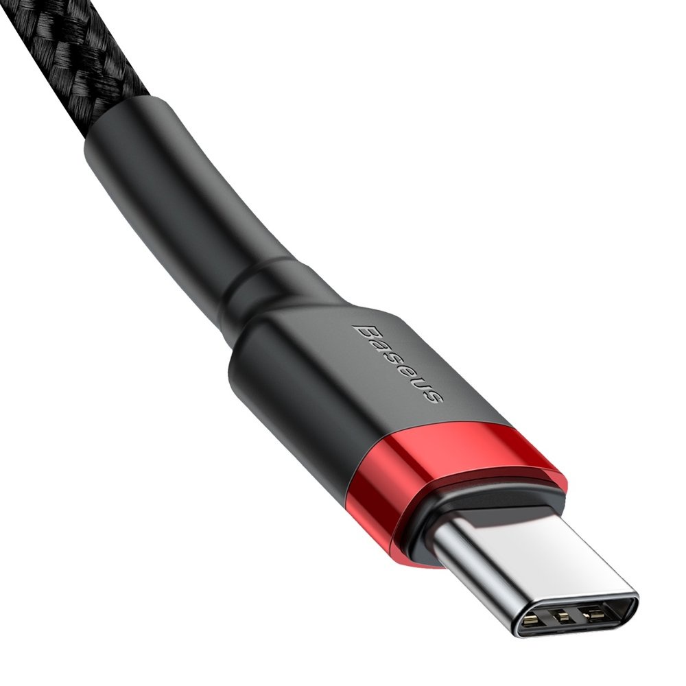 Cáp sạc nhanh Type C Baseus Cafule Dây bọc dù chống gãy dùng cho dòng máy android , máy tính bảng
