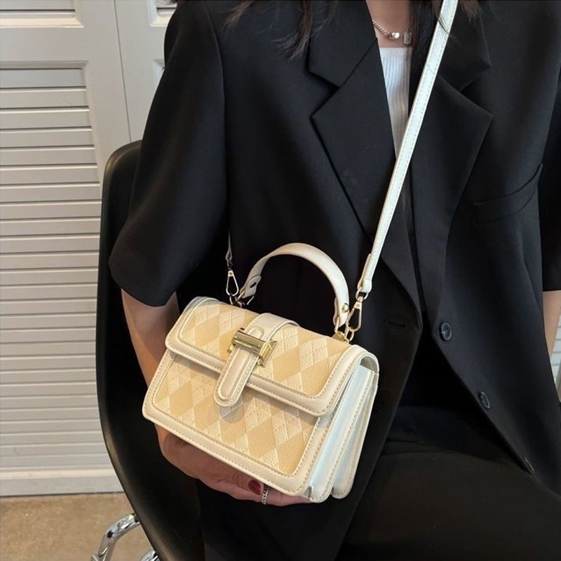 Mischa Túi Đeo Chéo Hình Thoi Chất Liệu Da PU Cao Cấp Hợp Thời Trang