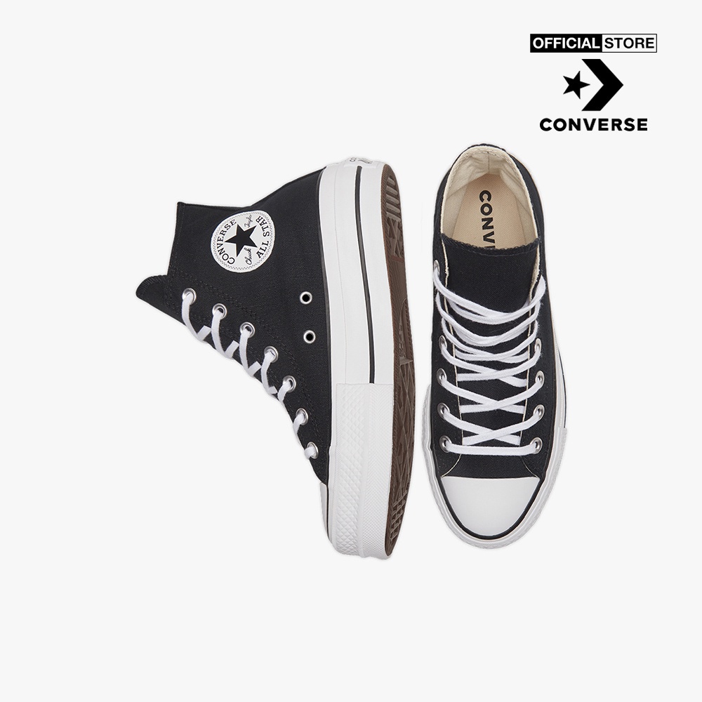 CONVERSE - Giày sneakers nữ cổ cao Chuck Taylor All Star Lift 560845C-0050_BLACK