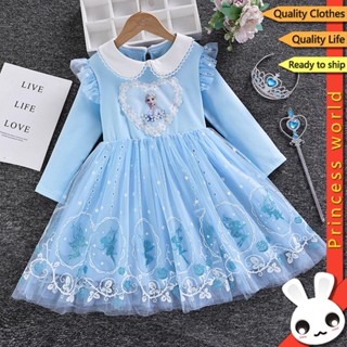 Đầm công chúa Elsa hoa trang đi tiệc cho bé gái, váy noel, váy đầm công chúa tuyết xinh xắn