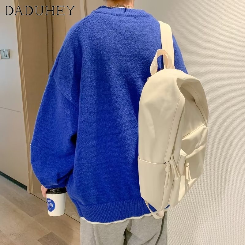 DaDuHey Men's Autumn And Winter Fashionable Loose Sweater Ins Korean-Style Fashionable All-Matching Sweater