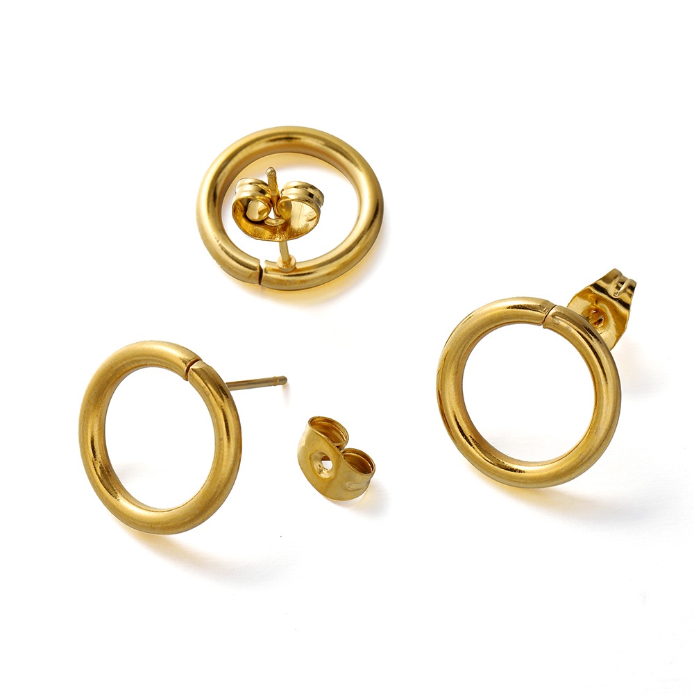 Bộ 10 phụ kiện ST.KUNKKA bằng thép không gỉ và titan cho khuyên tai DIY