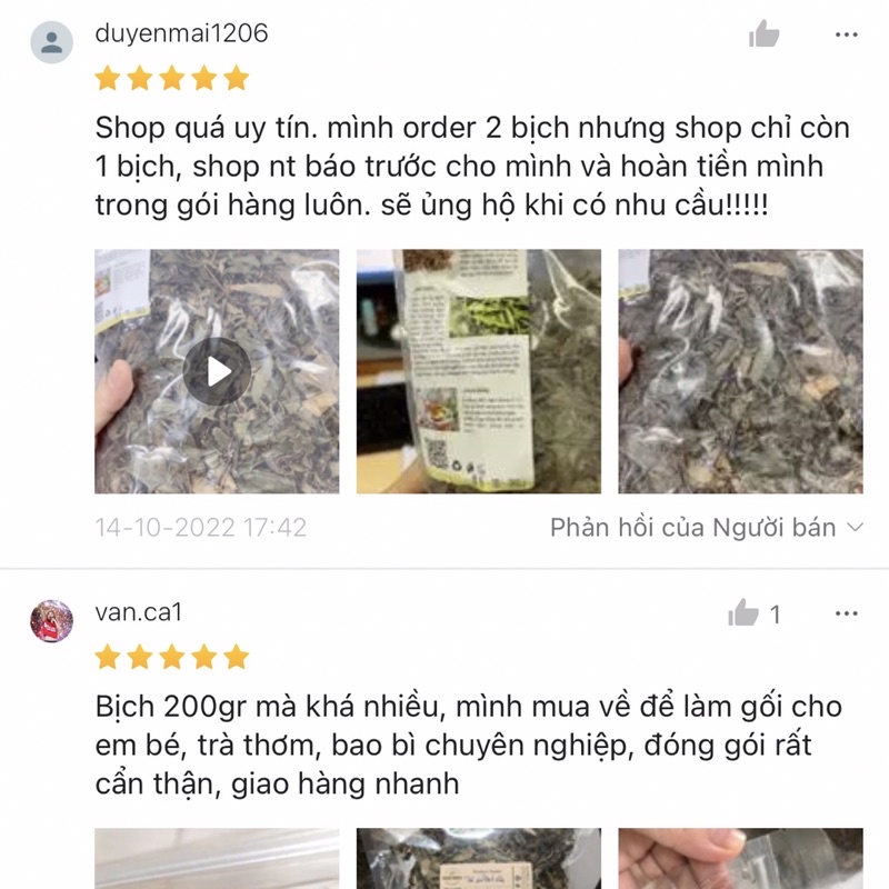 Trà Đinh Lăng Khô Lợi Sữa, Đẹp Da 200gr