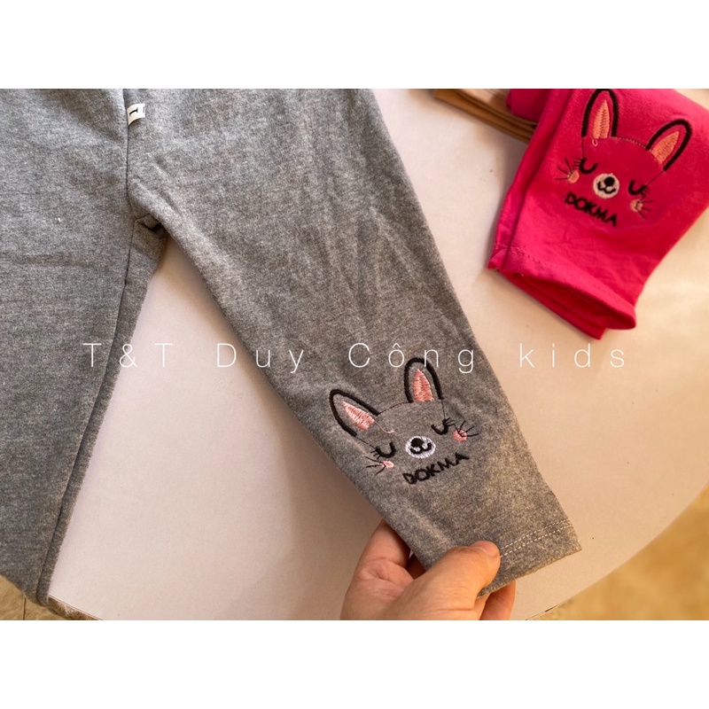 Quần lenging thêu mèo cho bé 8-18kg