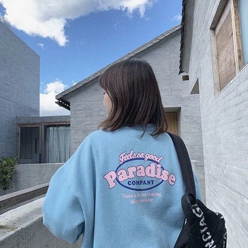 NRVP Áo Thun Nữ Dài Tay Phong Cách Hàn Quốc Mới 2023