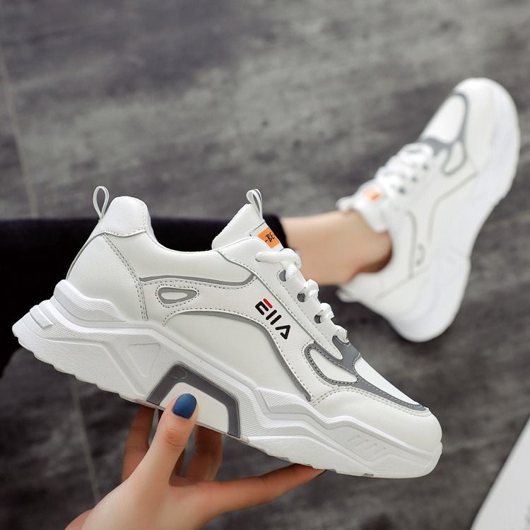 Giày Thể Thao Size Lớn 35-43 41 Màu Trắng Thời Trang Xu Hướng Cho Nữ 42