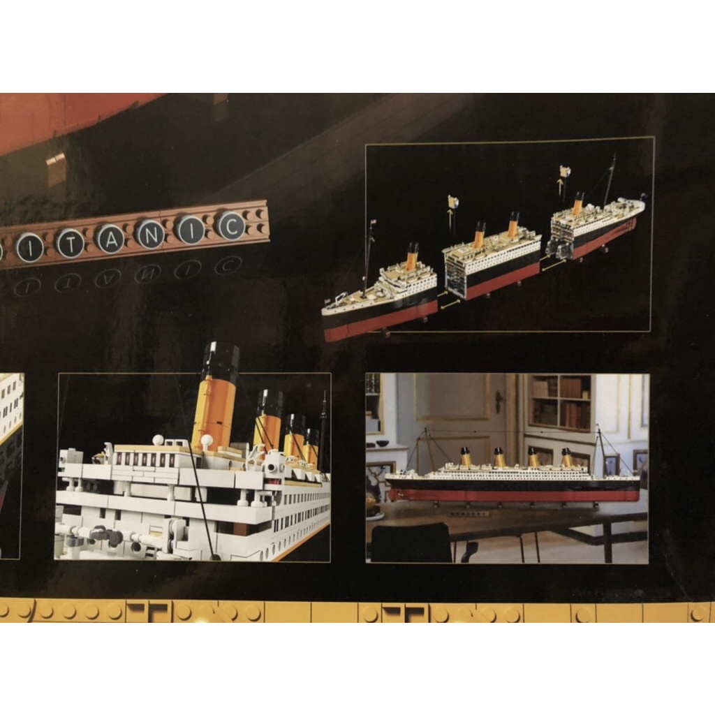 Xếp Hình Tàu Titanic 10294 6998 77000 82996 Phiên Bản Lớn 9090 Mảnh