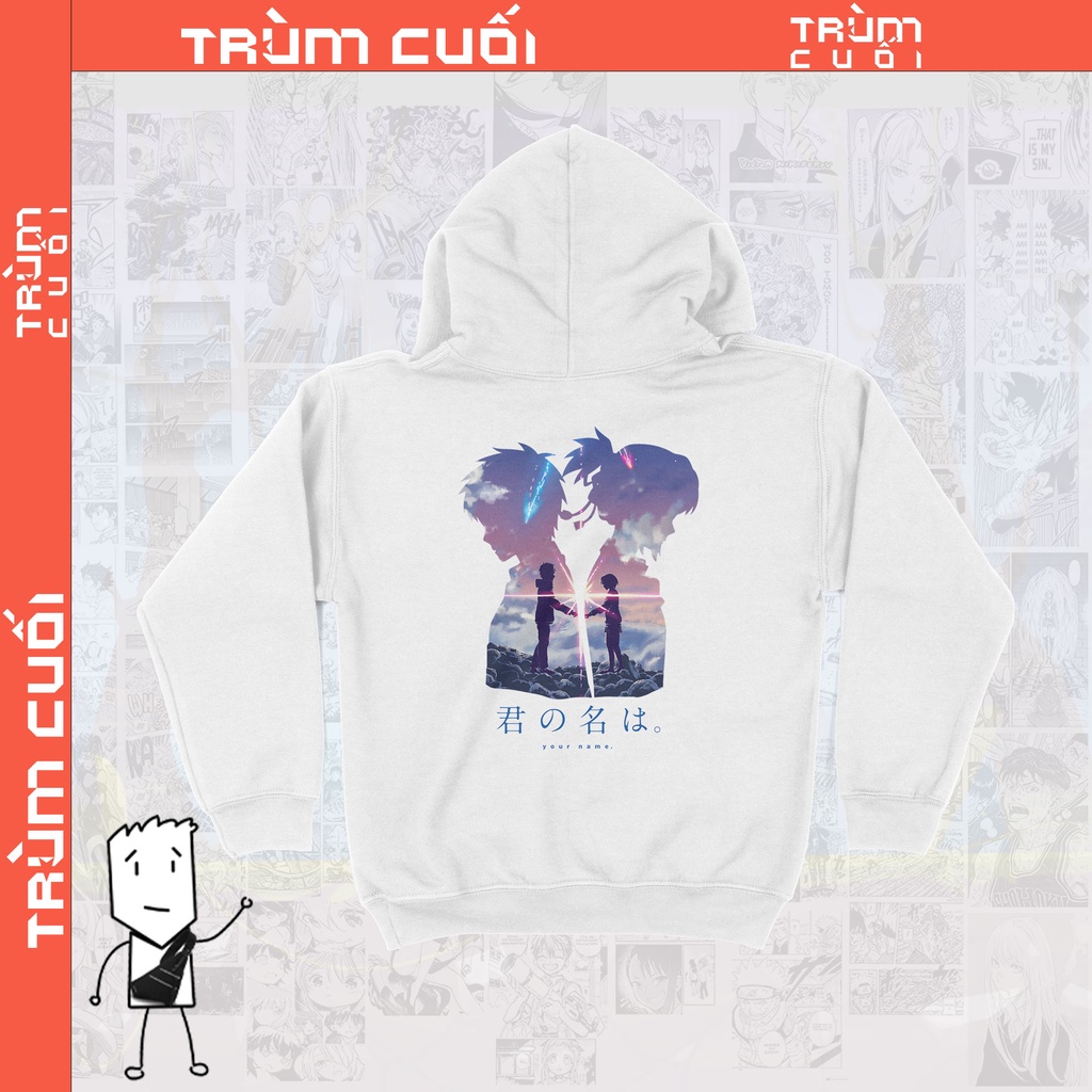 Áo Hoodie Your Name – Tên cậu là gì? Trùm cuối Anime Cine, Cotton 100% 2 màu nam nữ 0108