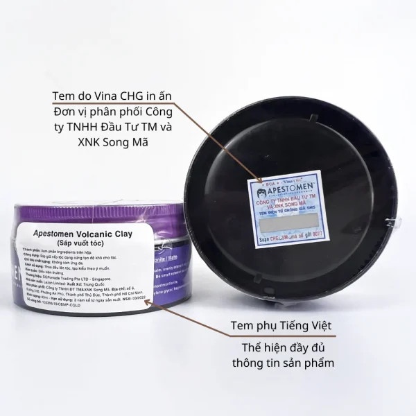 Sáp vuốt tóc Volcanic Clay