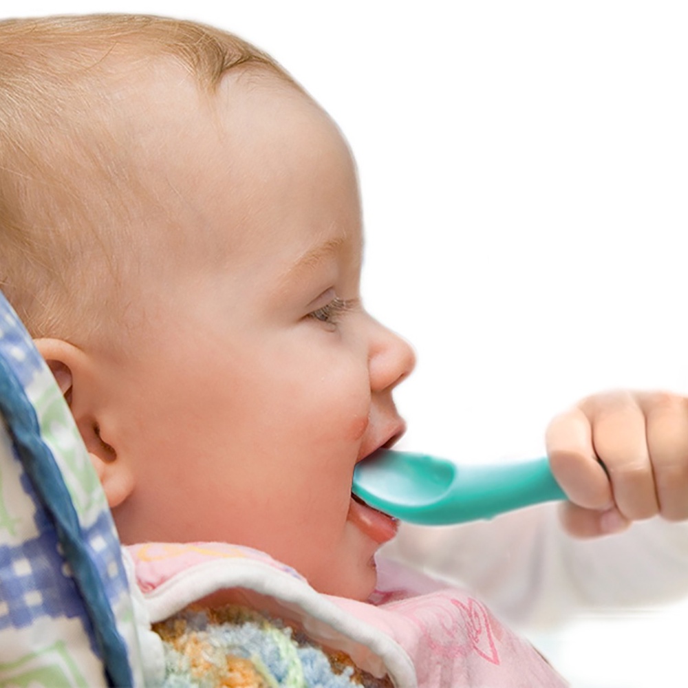 Thìa ăn dặm silicon cho bé Marcus & Marcus, từ 6 tháng - Ollie