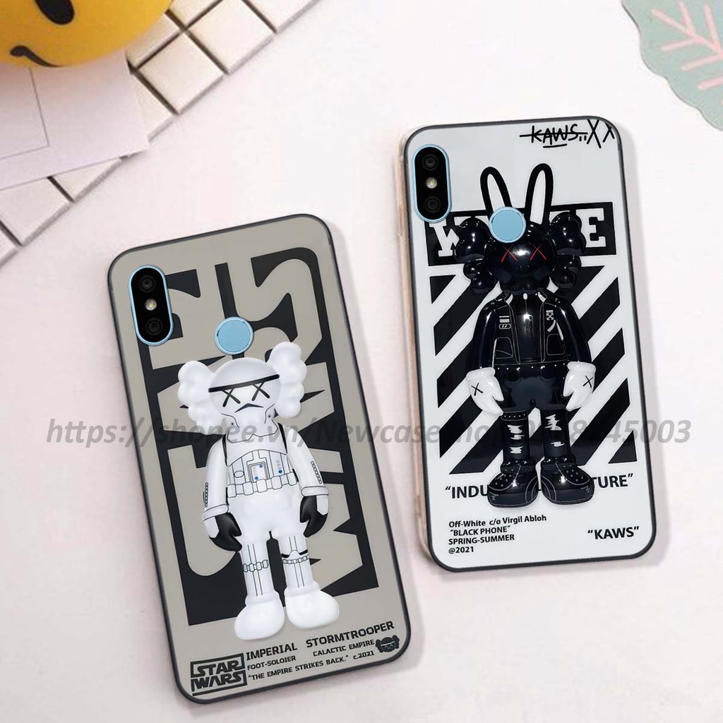 Ốp Xiaomi Redmi 6 Pro / Mi 6X / S2 / A2 Lite in hình Bear Brick,K@ws,smile,...hot trend