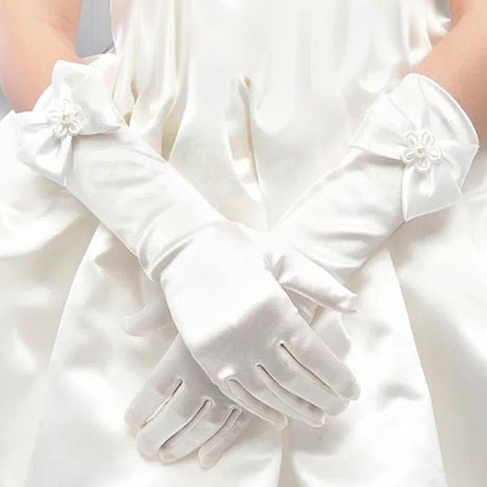 Găng Tay Công Chúa Dáng Dài Thời Trang Biểu Diễn Nhảy Múa Cho Bé Gái