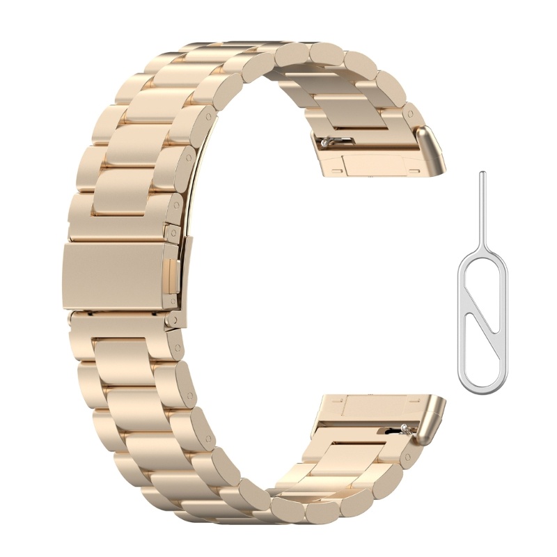 Dây Đeo Thay Thế Chất Liệu Thép Không Gỉ Thời Trang Cho Versa3 4