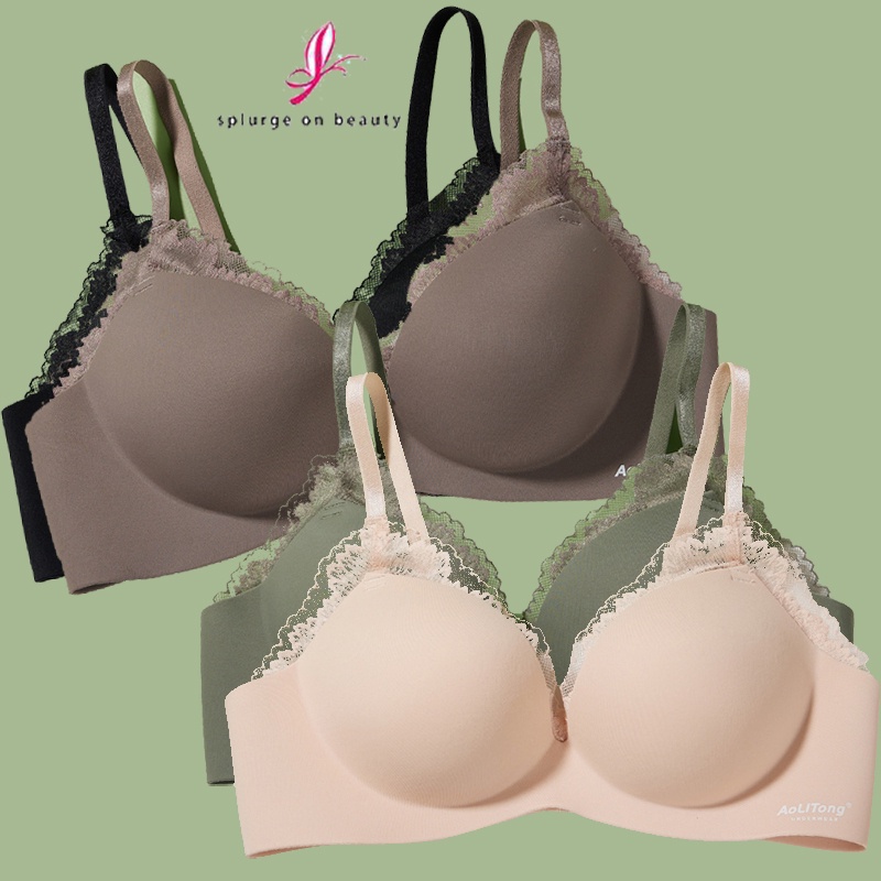 Áo lót không gọng sexsy ngực nhỏ đc tụ tập lại nâng lên thoải mái liền mạch không hằn vết cho phái nữ 2032