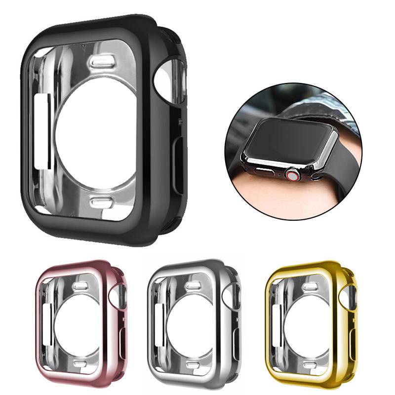 Vỏ Mềm Bảo Vệ Cho Apple Watch Series 8 7 6 5 4 SE SE2 45mm 41mm 44mm 40mm Vỏ Bảo Vệ Khung Ban Nhạc C