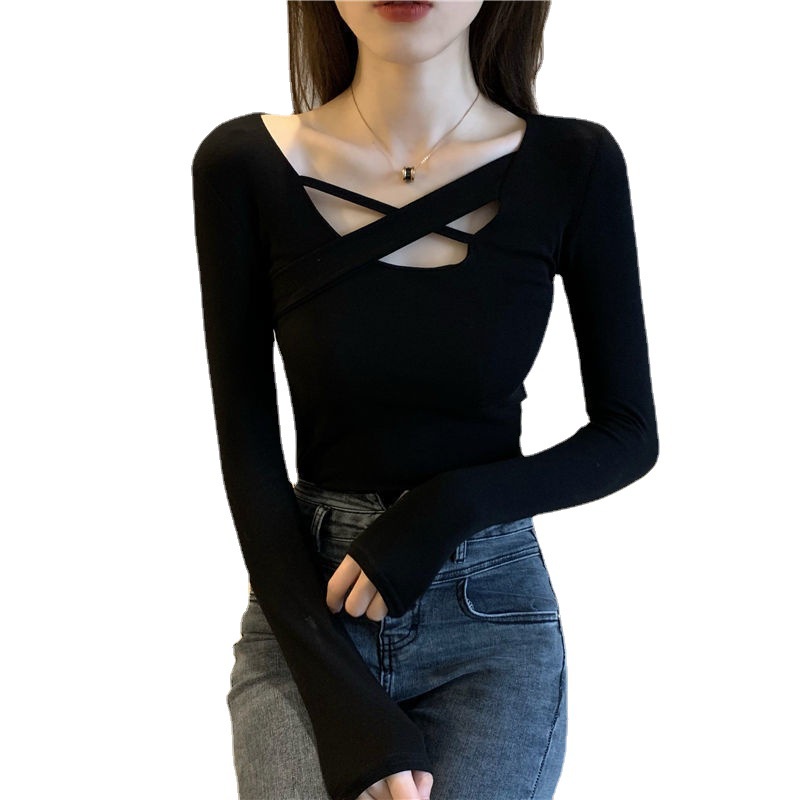 Áo Thun Dài Tay Thiết Kế Mới Thời Trang Mùa Thu Dành Cho Nữ TX-16-6833