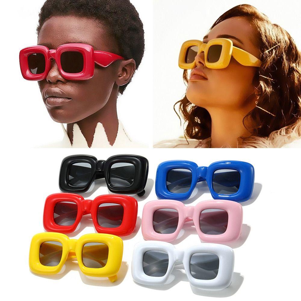 BSUNS Kính Mát Y2K Màu Kẹo Ngọt Độc Đáo Thời Trang Cho Nữ