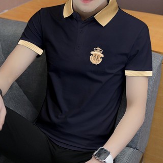 = 8 mẫu Áo Thun Nam Ngắn Tay Có Cổ Cao Cấp Gía Sỉ Sành Điệu Bao Đẹp Chất Lượng Thun Dày Mịn cotton 100% ko xù lông.