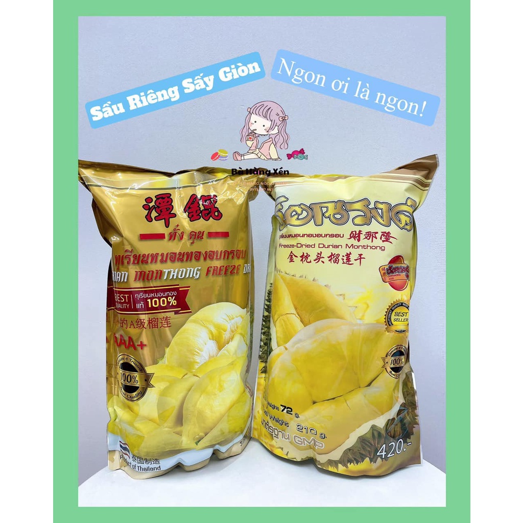 Sầu riêng sấy khô - Thái lan