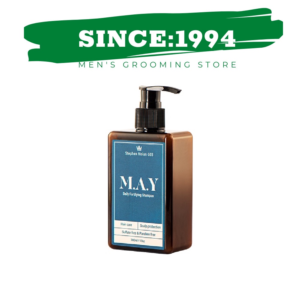 Dầu gội đầu nam Daily Shampoo M.A.Y + Dầu xả Daily Conditioner MAY – Loại 300ml - COMBO GỘI XẢ