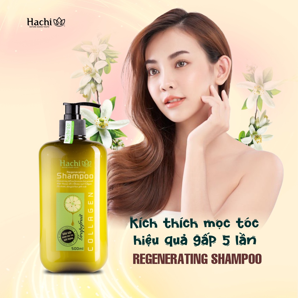 DẦU GỘI HACHI BƯỞI BƠ DÀNH CHO TÓC RỤNG