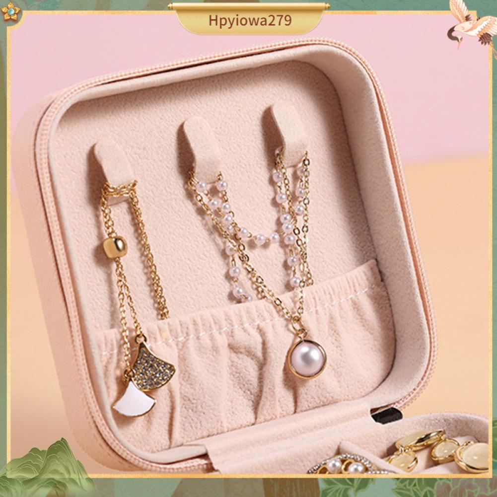 Ilikebag Hộp đựng đồ trang sức du lịch Tinh tế Dung lượng lớn Chống xước tổ chức cầm tay cho chuyến ngoài trời