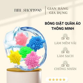 Bóng giặt quần áo an toàn chống nhăn - cầu gai sinh học giặt đồ thông minh không cần hóa chất (BGM01)