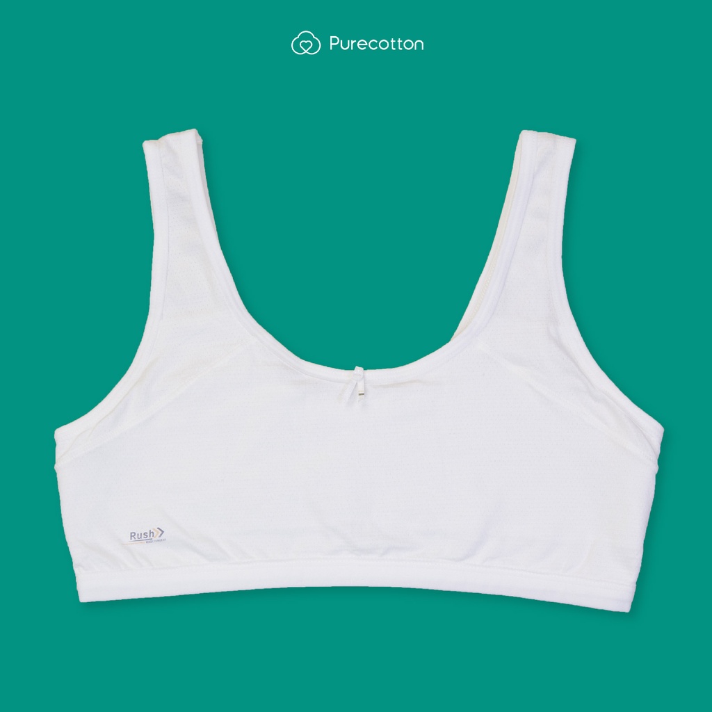 Áo lá học sinh kiểu dáng chui đầu không đệm chất liệu cotton cao cấp Purecotton PC093