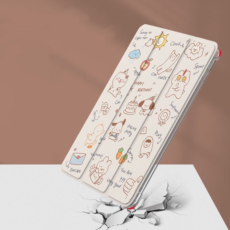 Ốp Bảo Vệ Máy Tính Bảng Họa Tiết Hoạt Hình Cho iPad GEN7 / 8 / 9 10.2 "GEN10 10.9" Pro11 "Pro12.9" 2022 Air4 Air5 Air3 mini6