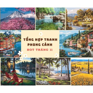 TRANH SƠN DẦU SỐ HÓA TỰ TÔ. TÔNG HỢP CÁC MẪU THEO CHỦ ĐỀ CẢNH METIS