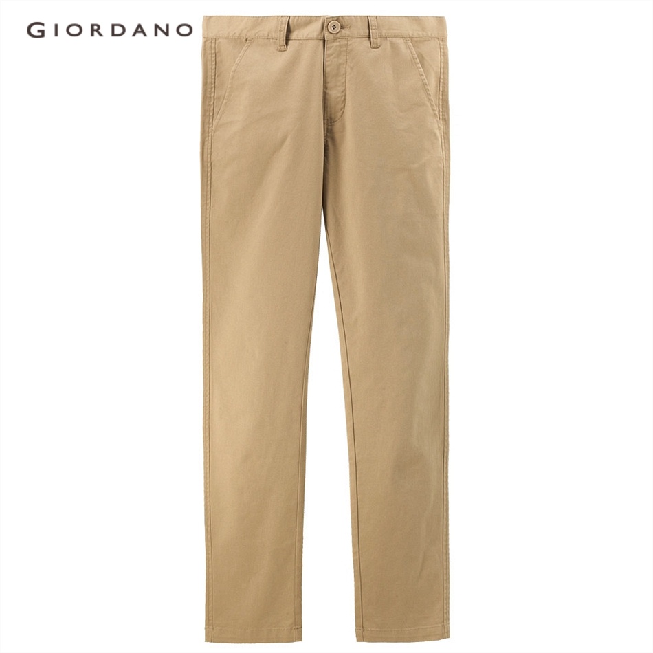 Quần dài GIORDANO 01110583 ống đứng thời trang dành cho nam