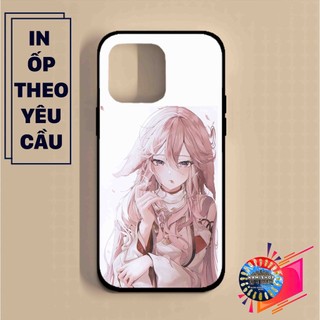 Ốp lưng Genshin Impact Yae Miko - Kính Cường Lực Cao Cấp - Kamishop