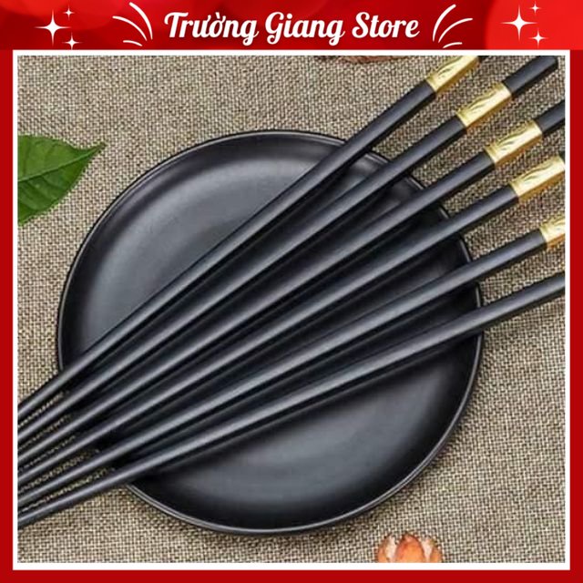 Đũa Hợp Kim Mạ Vàng Chống Mốc Chống Trơn Chịu Được Nhiệt Độ Lên Đến 260 Độ