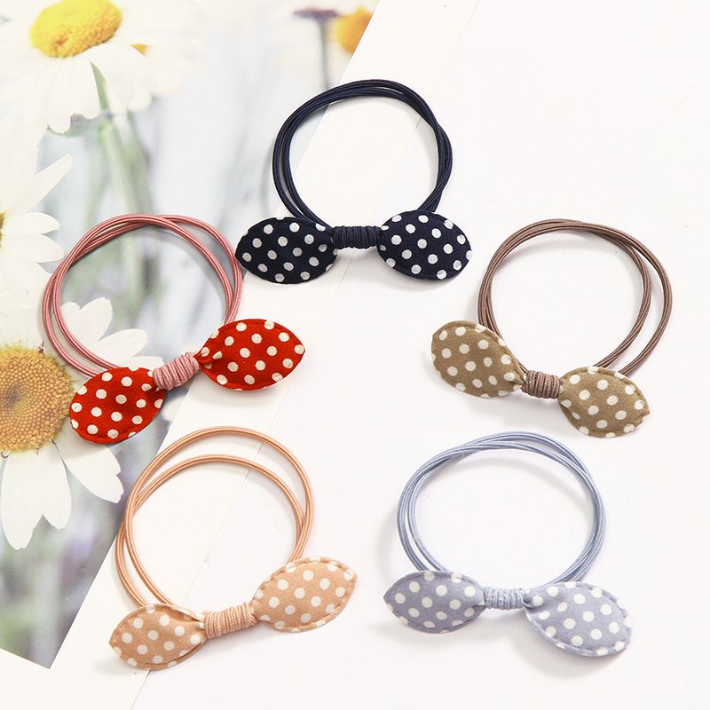 Dây buộc tóc xoắn nhiều mầu dễ thương
