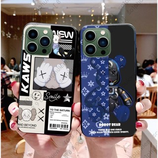 Ốp lưng iPhone 13 / 13 mini / 13 pro / 13 promax (ip 13 pro max) mặt lưng ép kính chống bể hình gấu nhiều mẫu đẹp