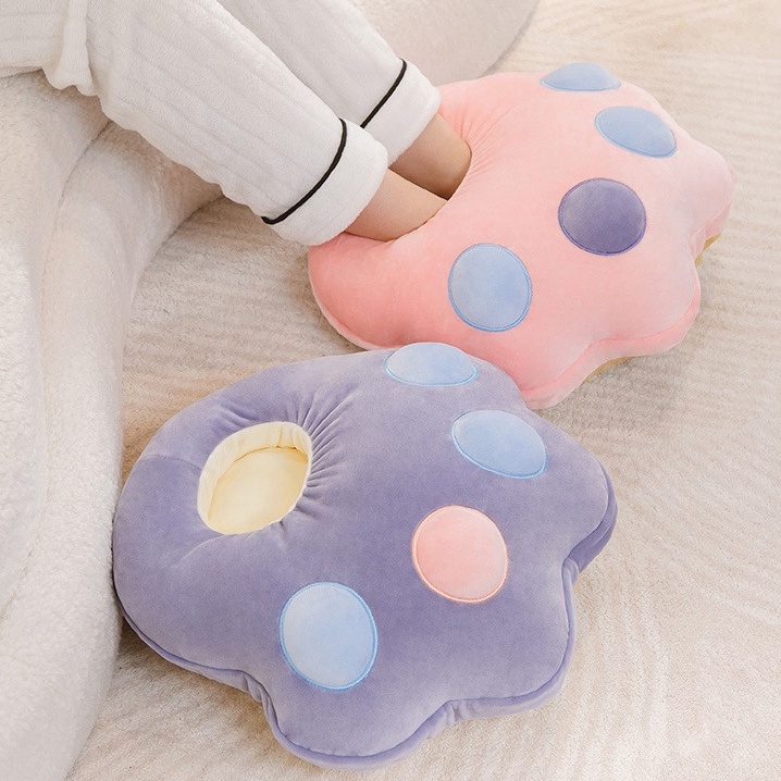 Túi sưởi ấm chân cắm điện ZOZO túi sưởi chân tay hình thú sạc điện mùa đông