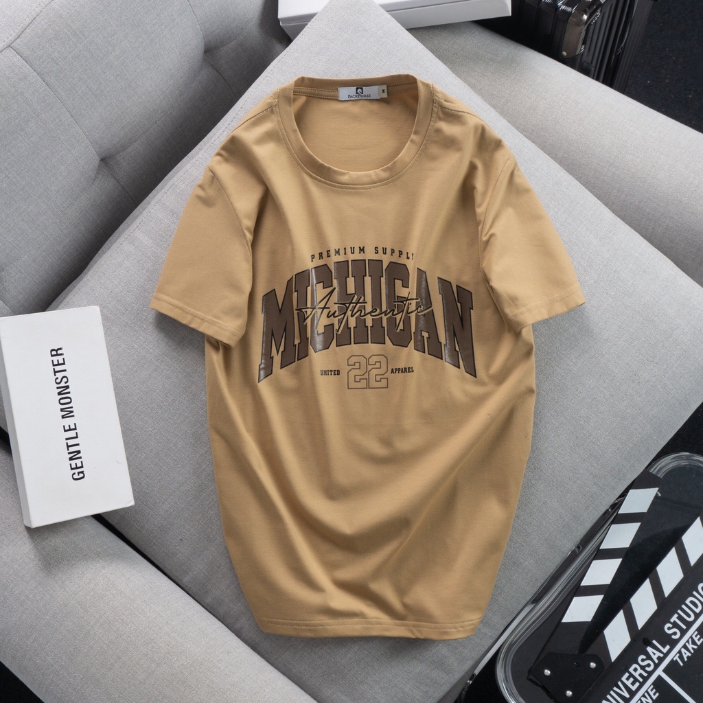 ÁO THUN NAM CỔ TRÒN -  MICHIGAN