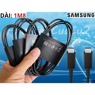 Cáp Sạc Nhanh Type C - Type C Dài 1m và 1m8 Samsung Chính Hãng-phukien&thietbi