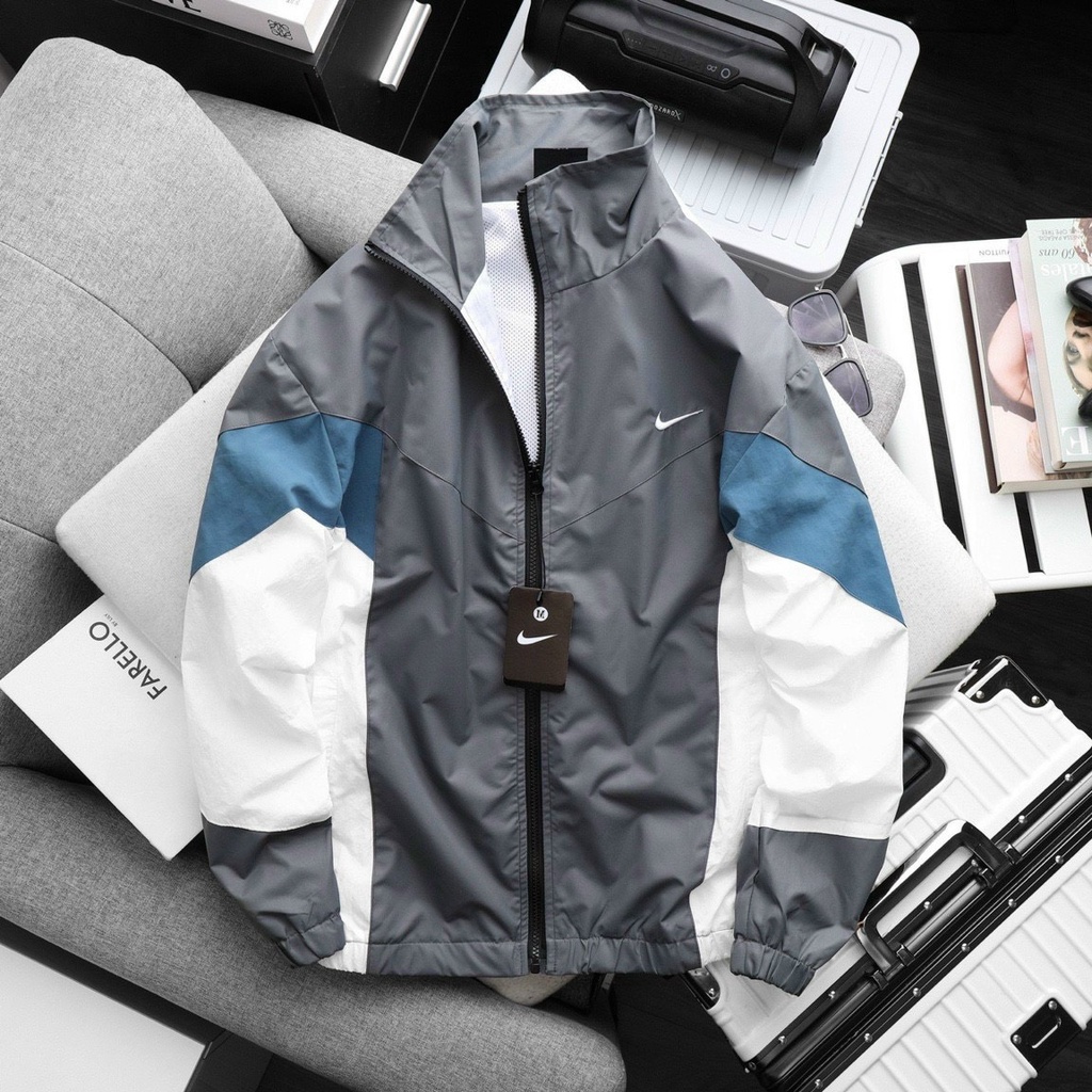 Áo Khoác Dù Unisex Cao Cấp Nam Nữ - Chống Nước, Lót Lưới Thoáng Mát - Phong Cách Juno