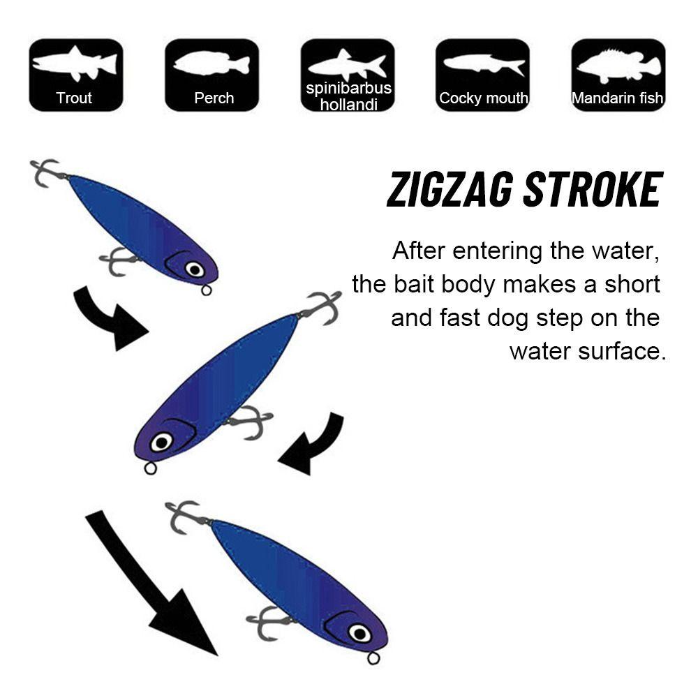 Mồi Câu Cá Nổi Bằng Nhựa Cứng 1.8g 43mm Có Móc