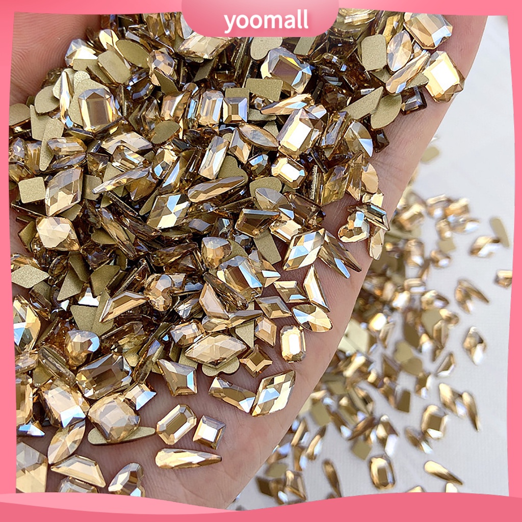 Túi 50 Hạt Đá 3D Lấp Lánh Đính Móng Nghệ Thuật